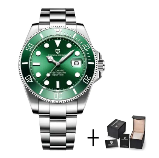 Automatic Diver-Style Mechanical Watch – Multi-Color Editions