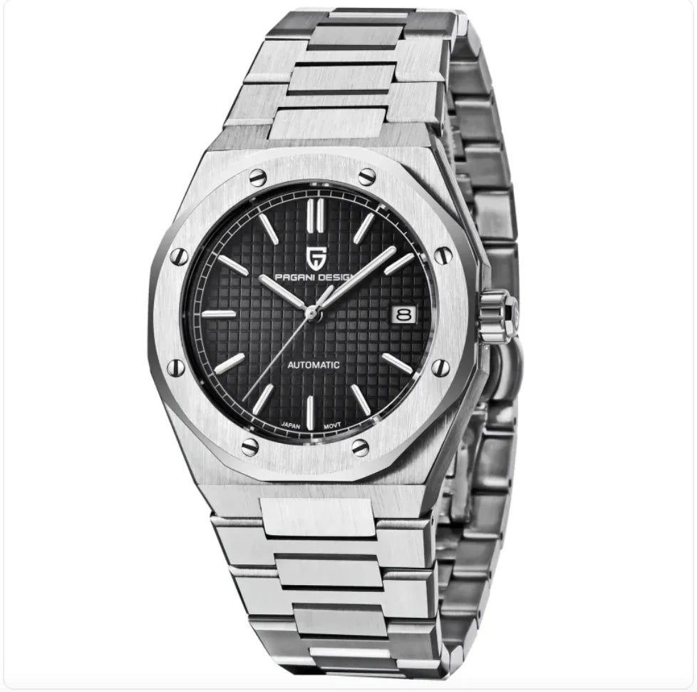 Stainless Steel Mechanical Watch – Silver Classic