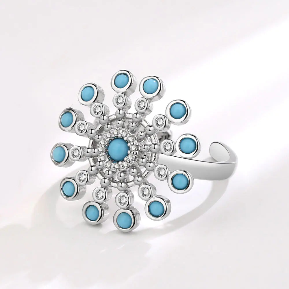 Anxiety Spinner Ring – Sunflower Bloom