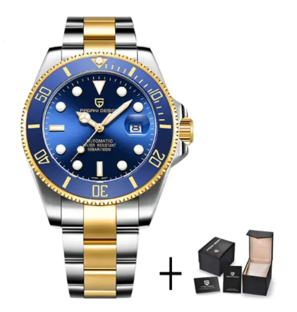 Automatic Diver-Style Mechanical Watch – Multi-Color Editions