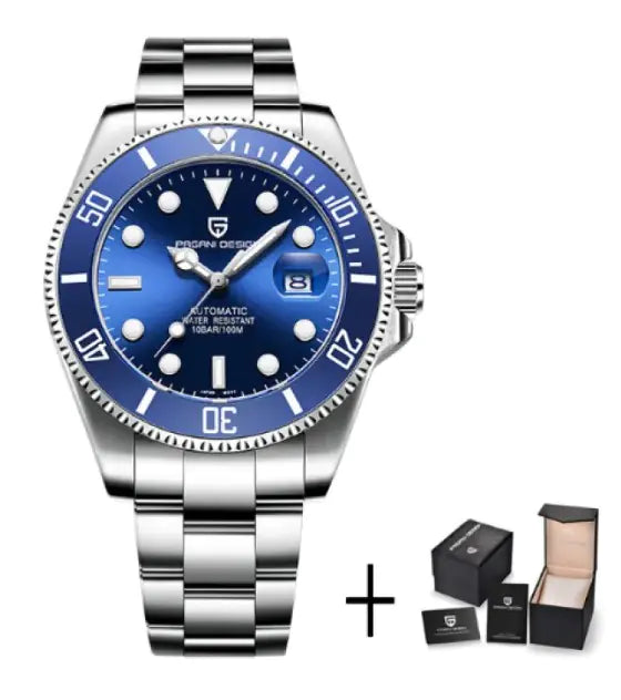 Automatic Diver-Style Mechanical Watch – Multi-Color Editions