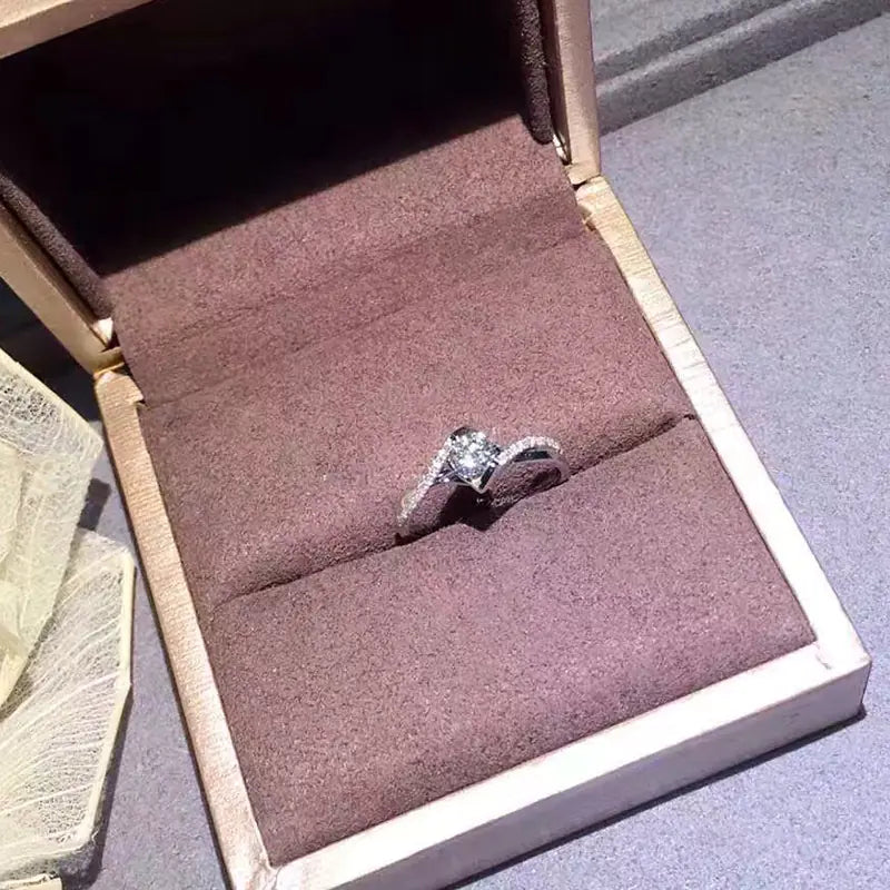 18K Gold Lab Diamond Ring – Angel Kiss