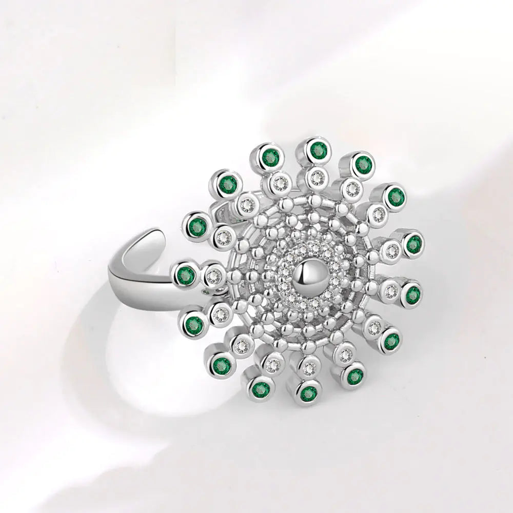Anxiety Spinner Ring – Sunflower Bloom
