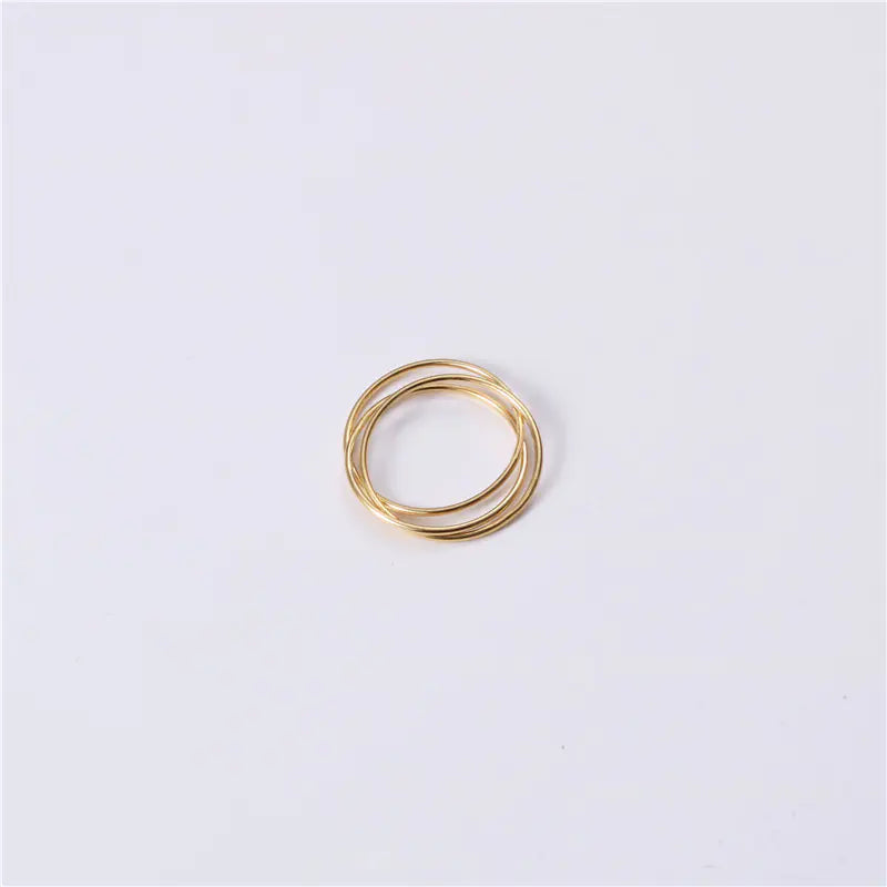 Minimalist Multi-Ring Women's Fashion Statement Ring