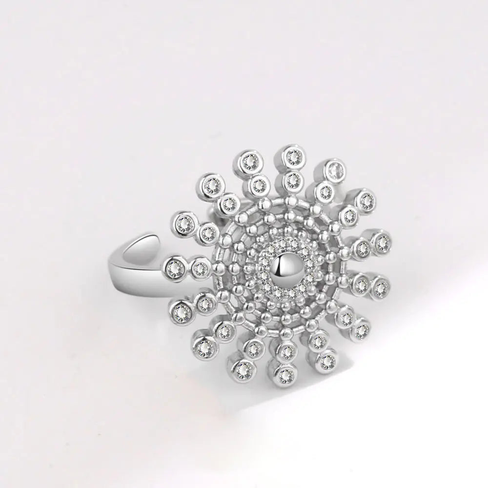 Anxiety Spinner Ring – Sunflower Bloom