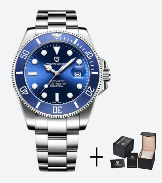 Automatic Diver-Style Mechanical Watch – Multi-Color Editions