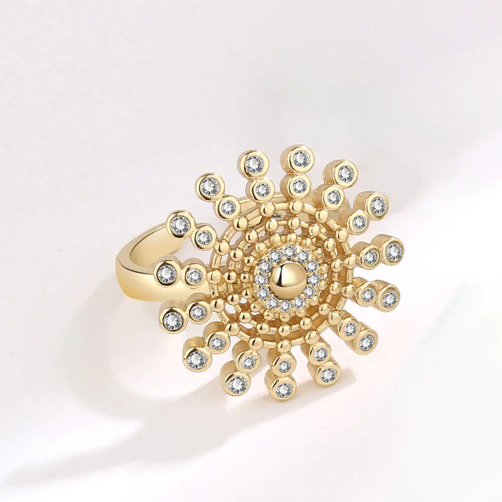 Anxiety Spinner Ring – Sunflower Bloom