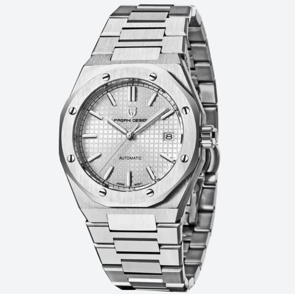 Stainless Steel Mechanical Watch – Silver Classic