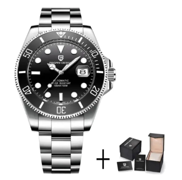 Automatic Diver-Style Mechanical Watch – Multi-Color Editions