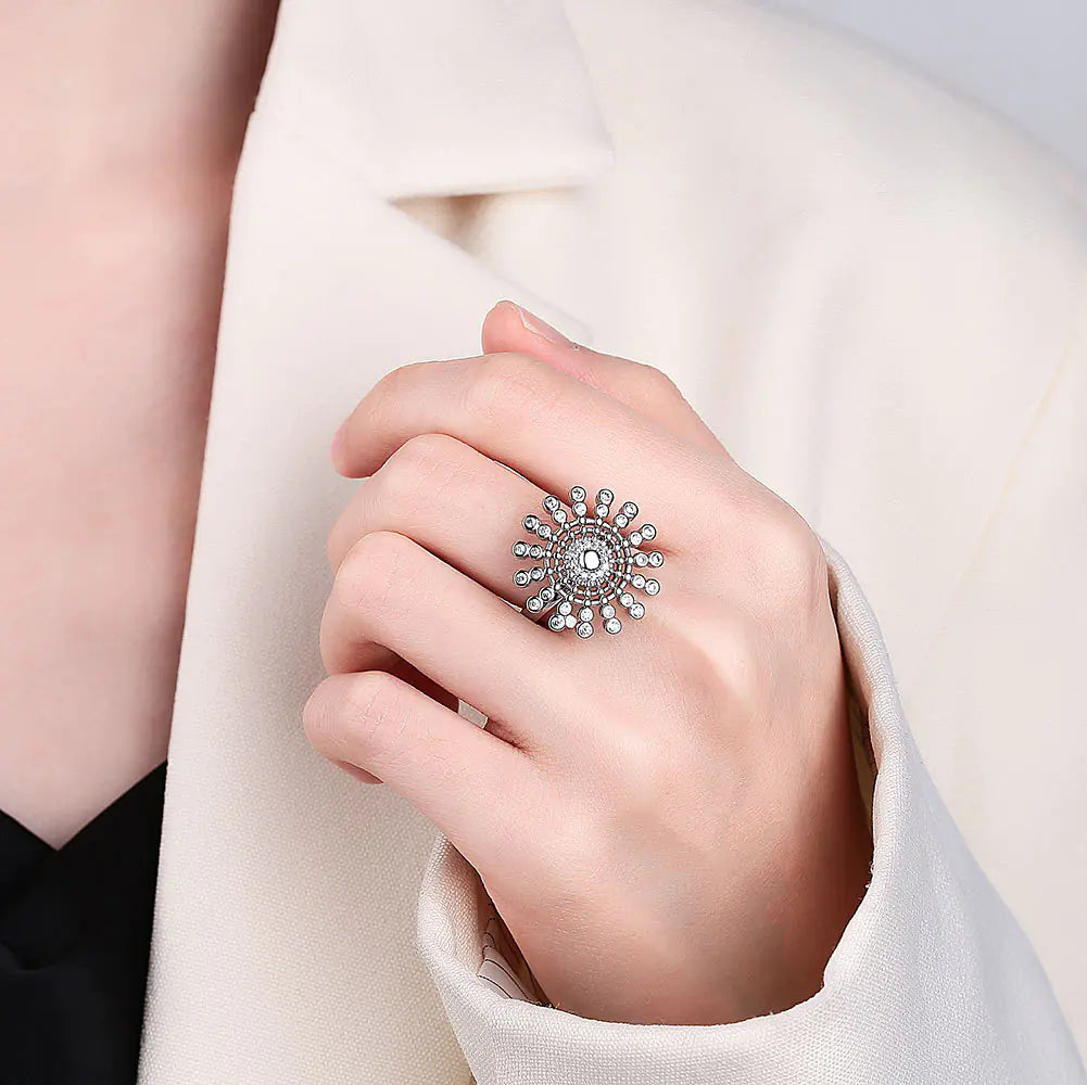 Anxiety Spinner Ring – Sunflower Bloom