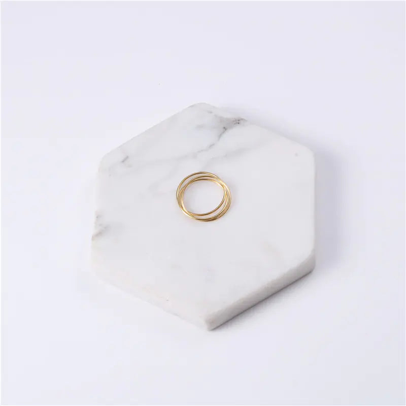 Minimalist Multi-Ring Women's Fashion Statement Ring