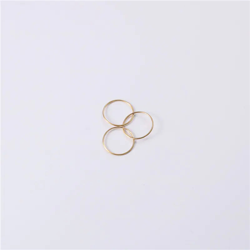 Minimalist Multi-Ring Women's Fashion Statement Ring